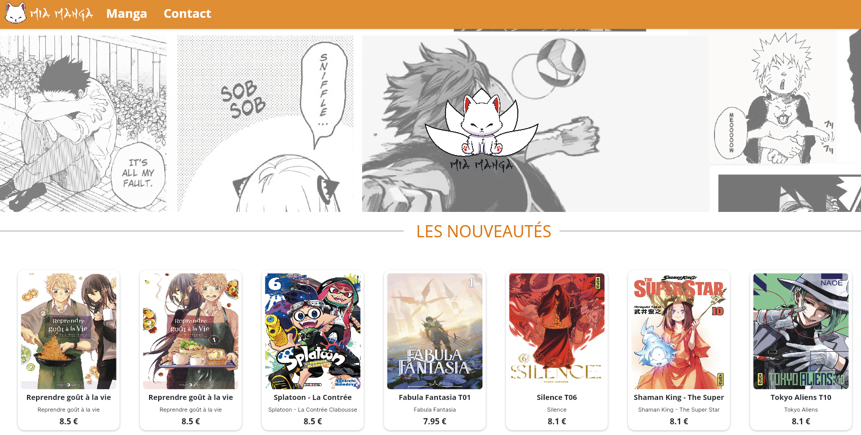 Image du projet Mia Manga