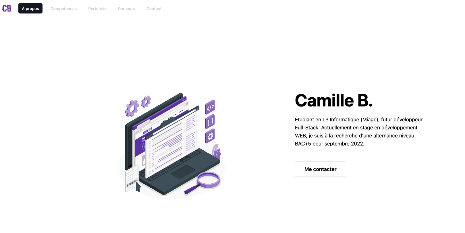 Image du projet Portfolio V1